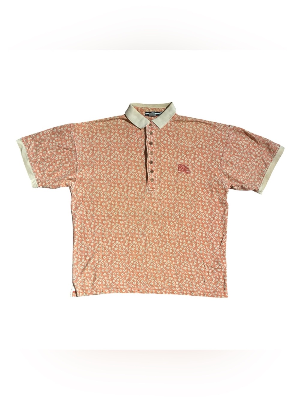 Marithe Francois Girbaud MFG Polo Shirt Spotted Design